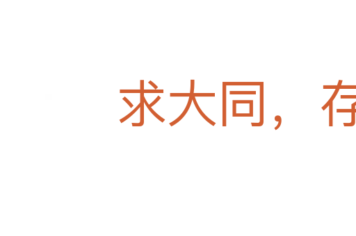 求大同,存小异