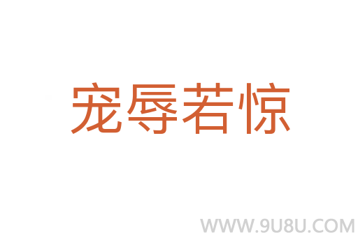 宠辱若惊
