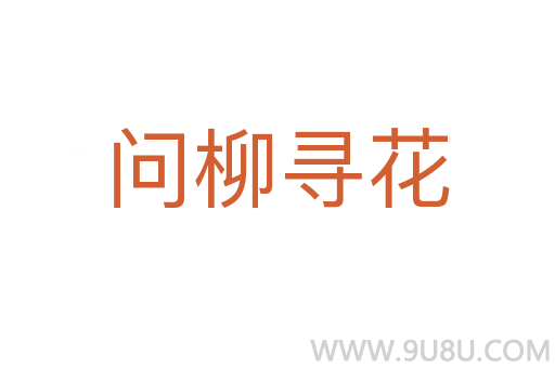 问柳寻花