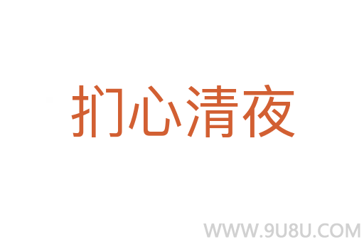 扪心清夜