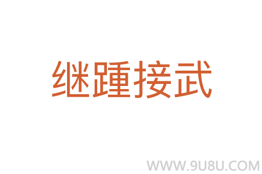 继踵接武