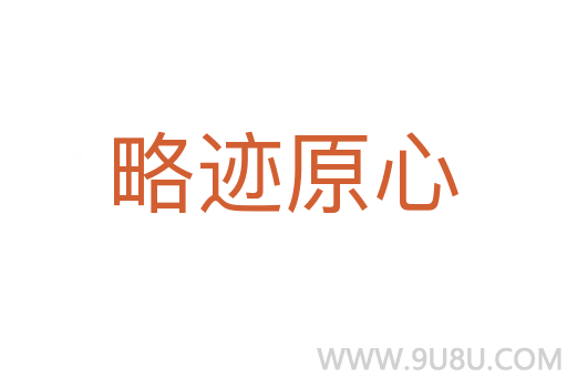 略迹原心