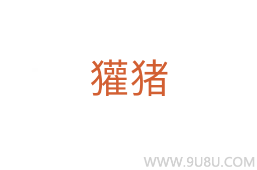獾猪