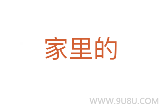 家里的