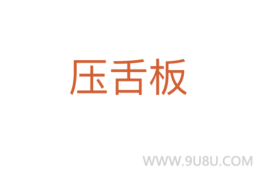 压舌板