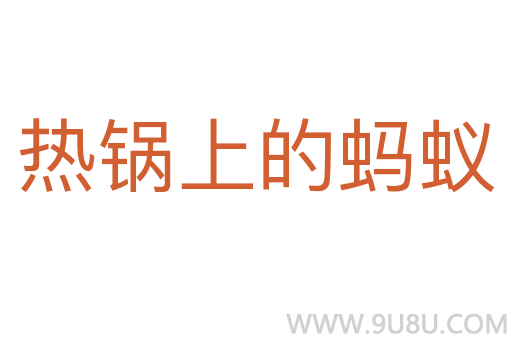 热锅上的蚂蚁