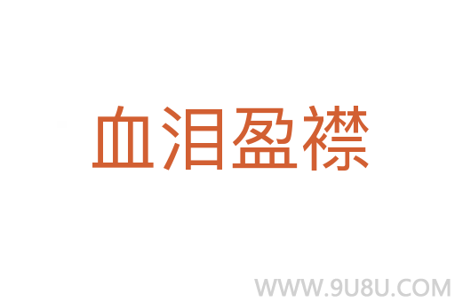 血泪盈襟