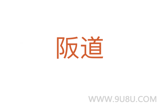 阪道