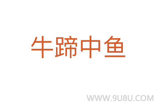 牛蹄中鱼