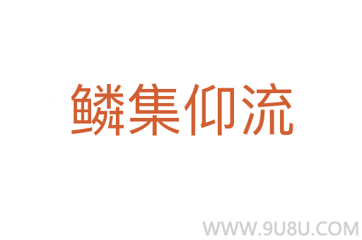 鳞集仰流