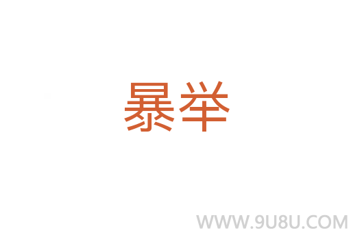 暴举