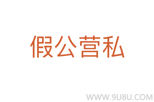 假公营私