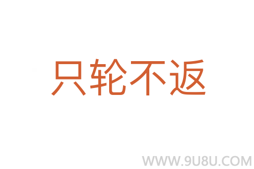 只轮不返