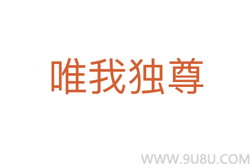 唯我独尊