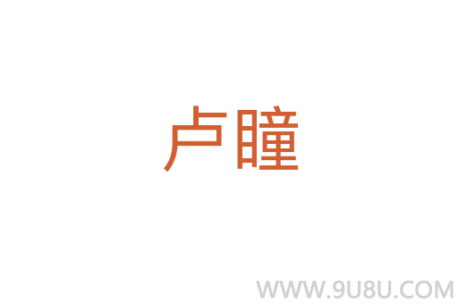 卢瞳