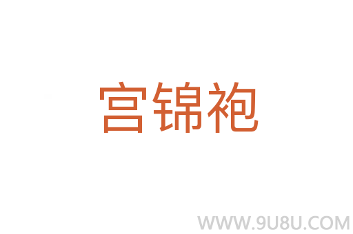宫锦袍