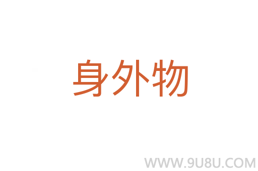 身外物