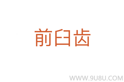 前臼齿