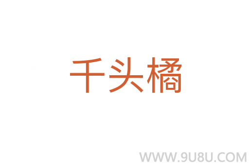 千头橘