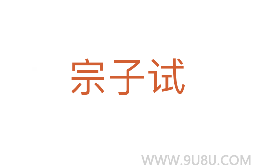 宗子试