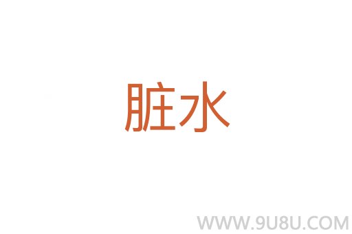 脏水