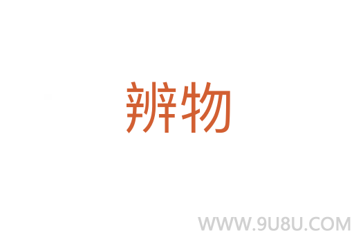 辨物