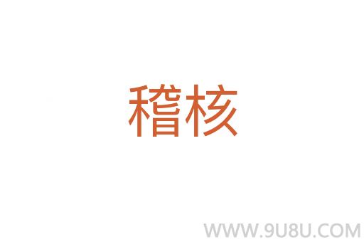 稽核